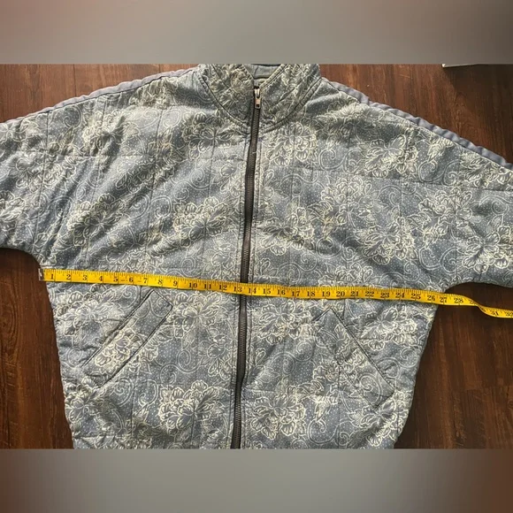 Free People Blue Floral Jacket - Picture 2 of 5